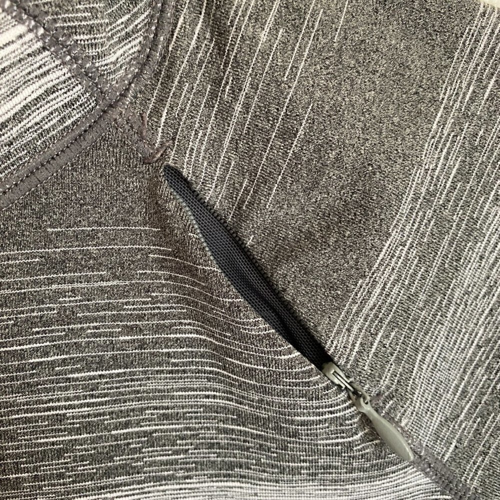 Marmot Hooded Running Pullover Gray Stripe XS - Picture 5 of 11